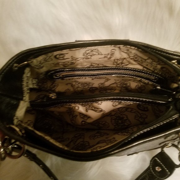 COW GIRL CONCEALED RHINESTONE BUCKLE WESTERN BAG - Picture 6 of 6